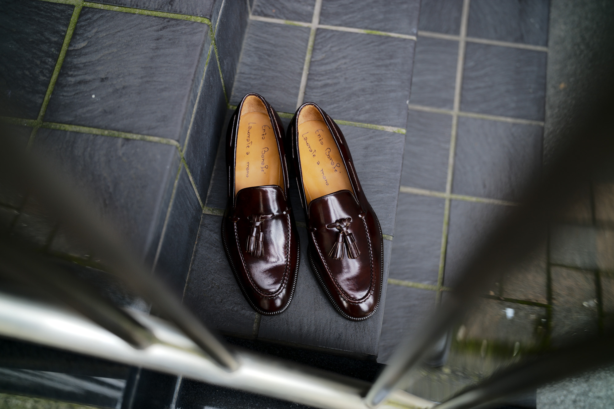 ENZO BONAFE(エンツォボナフェ) ART. EB-07 Tassel Loafer タッセルローファー MUSEUM CALF(ミュージアムカーフ) ドレスシューズ ローファー DARK BROWN(ダークブラウン) made in italy (イタリア製) 2021 秋冬 【ご予約受付中】 愛知 名古屋 altoediritto アルトエデリット EB-08 EB-44 EB-07 3722 LAMA LEATHER MUSEUM CALF DARK BROWN LIZARD ローファー ドレスシューズ スリッポン タッセルローファー