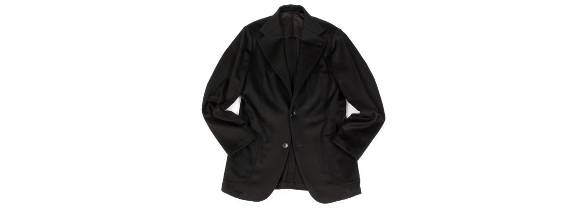 Finjack (フィンジャック) Cashmere 2B Jacket ヌーヴォラライン カシミヤ ジャケット BLACK (ブラック) Made in italy (イタリア製) 2021 秋冬新作 愛知 名古屋 Alto e Diritto altoediritto アルトエデリット カシミアジャケット カシミヤジャケット