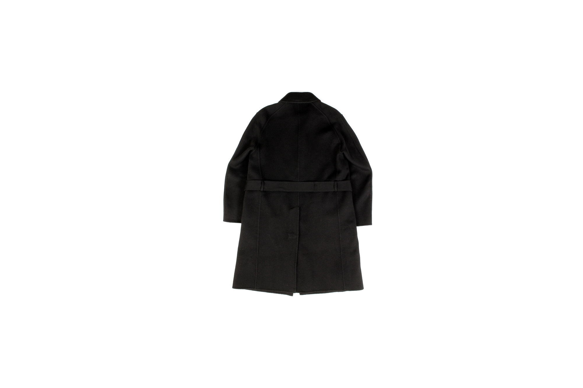 Finjack (フィンジャック) Cashmere Double Face Belted coat カシミア ダブルフェイス ベルテッド バルカラー コート BLACK (ブラック) MADE IN JAPAN (日本製) 2021 秋冬新作 愛知 名古屋 Alto e Diritto altoediritto アルトエデリット コート