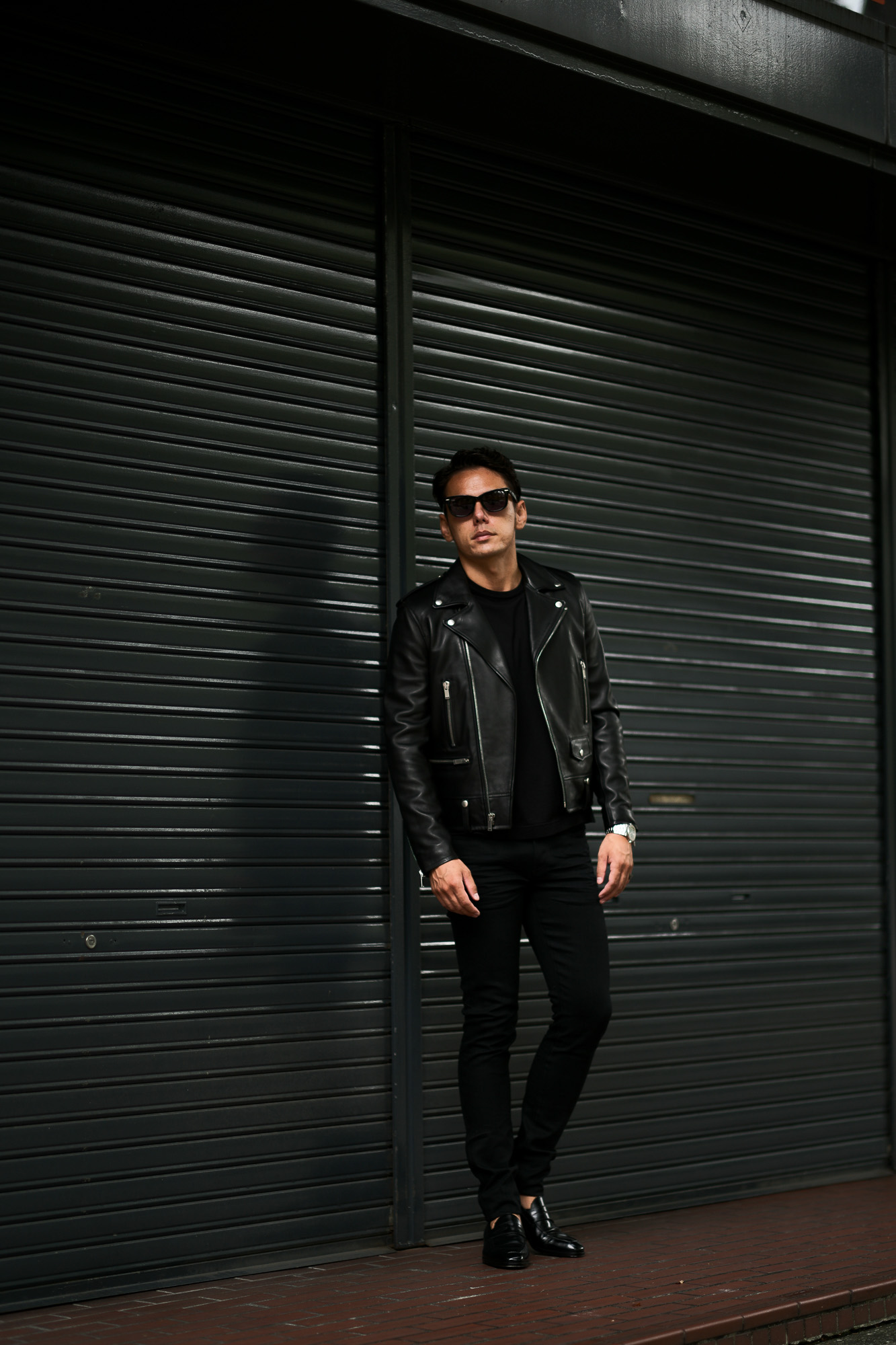 SAINT LAURENT サンローラン L MOTORCYCLE JACKET モーター