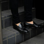 AUBERCY (オーベルシー) LUPIN 3565 Coin Loafer (ルパン) Du Puy Vitello デュプイ社ボックスカーフ ドレスシューズ ローファー NERO (ブラック) made in italy (イタリア製) 2021のイメージ