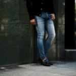 BALMAIN（バルマン）SKINNY COTTON SLIM CUT JEANS (スキニー コットン スリムカット ジーンズ) ストレッチ スキニー デニムパンツ BLUE (ブルー) MADE IN JAPAN (日本製) 2021秋冬新作のイメージ