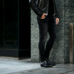 BALMAIN（バルマン）SKINNY COTTON SLIM CUT JEANS (スキニー コットン スリムカット ジーンズ) ストレッチ スキニー デニムパンツ NOIR (ブラック) MADE IN JAPAN (日本製) 2021 秋冬新作のイメージ