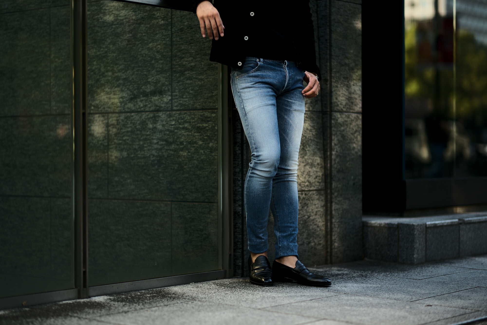 BALMAIN（バルマン）SKINNY COTTON SLIM CUT JEANS (スキニー コットン