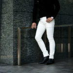 ISAMU KATAYAMA BACKLASH (イサムカタヤマ バックラッシュ)  Stretch Skinny Denim Pants ストレッチ スキニー デニム パンツ WHITE (ホワイト) 2022 【Special Model】【Alto e Diritto別注】【ご予約受付中】のイメージ