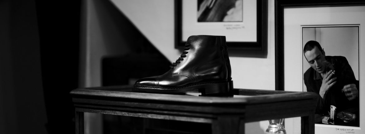 JOHN LOBB (ジョンロブ) SKYE (スカイ) 8695B Lace up Boots Black Calf ブラックカーフレザー レースアップ ブーツ BLACK (ブラック) Made In England (イギリス製) 2021 秋冬 愛知 名古屋 Alto e Diritto altoediritto アルトエデリット johnlobb レザーブーツ 編み上げブーツ