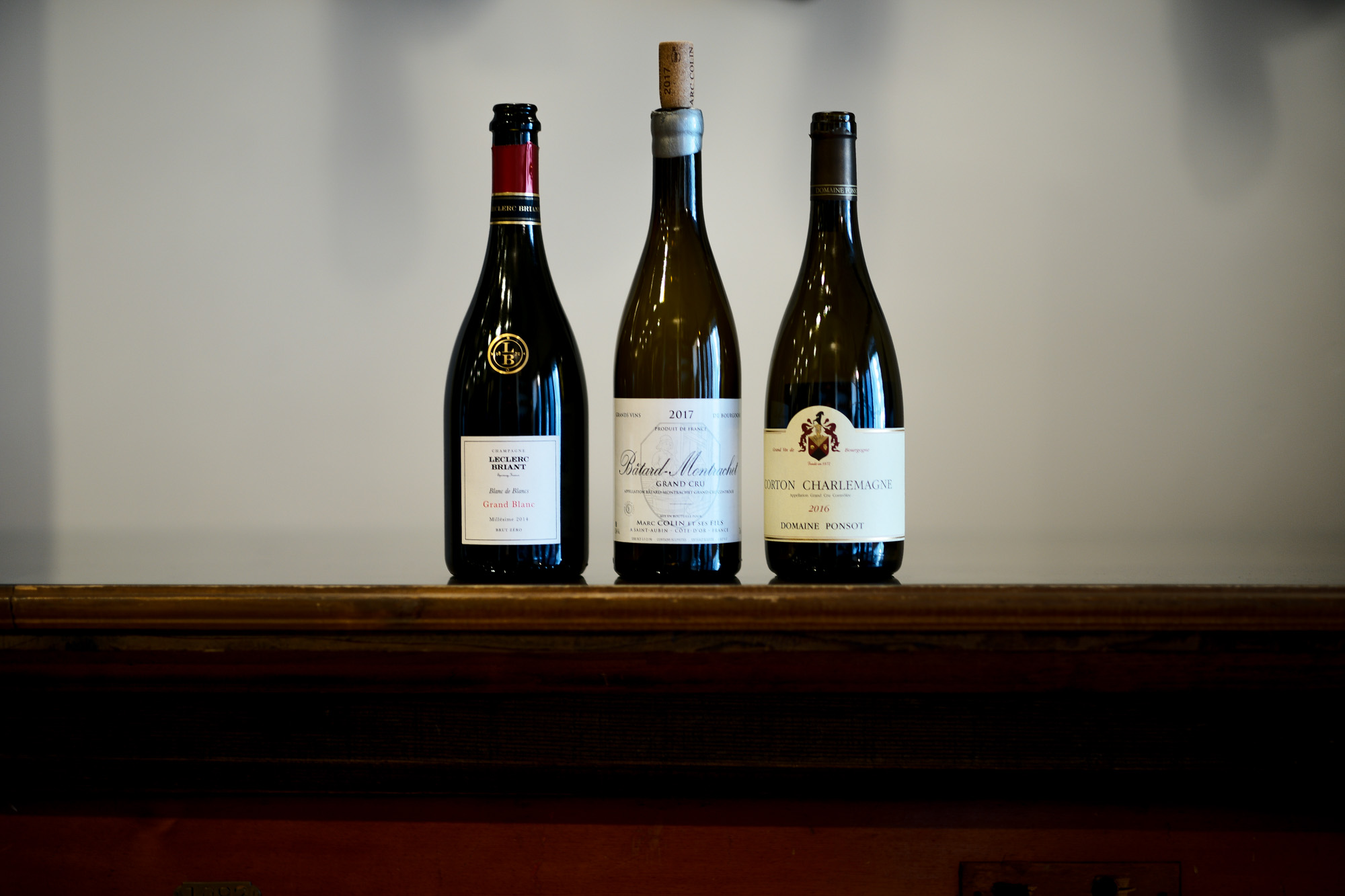 LECLERC BRIANT Grand Blanc 2014 , MARC COLIN ET SES FILS Batard Montrachet GRAND CRU 2017 , DOMAINE PONSOT CORTON CHARLEMAGNE Grand Cru 2016 愛知 名古屋 Alto e Diritto altoediritto アルトエデリット シャンパーニュ ルクレールブリアン グランブラン 白ワイン マルクコラン エ フィス バター ルモンラッシュ グランクリュ 2017 フランスブルゴーニュ ドメーヌポンソ コルトンシャルルマーニュ グランクリュ 2016 富屋酒店