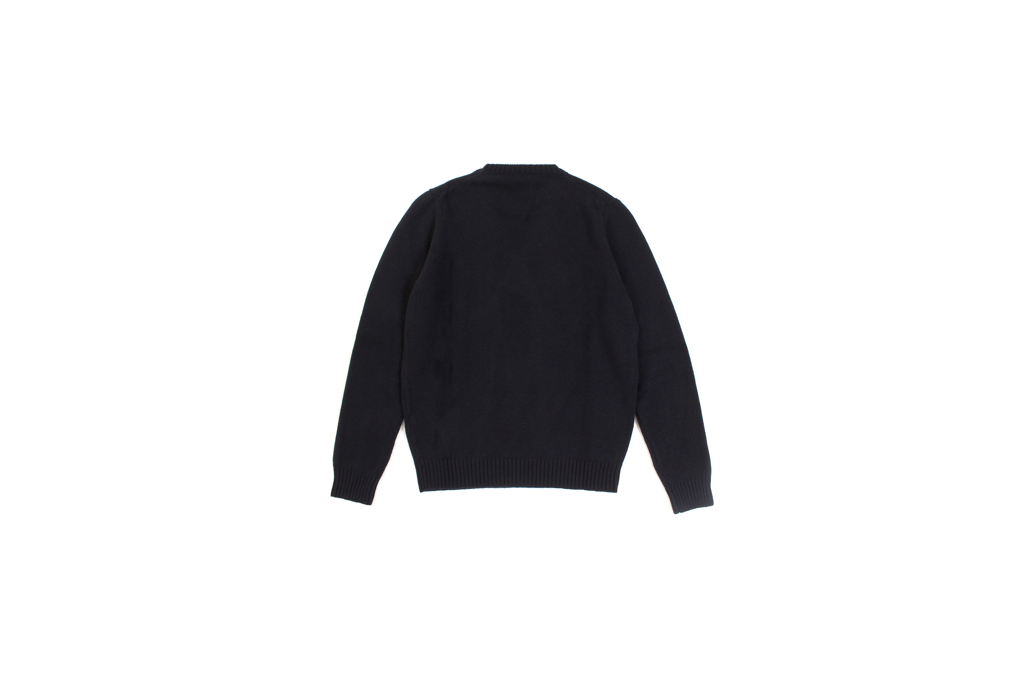 MONARO Loropiana Baby Cashmere 100% Crew Neck Sweater BLACK 2021AW MONARO (モナーロ) Baby Cashmere Crew Neck Sweater (ベビーカシミヤ クルーネック セーター) Loropiana (ロロピアーナ) Baby Cashmere 100% 7ゲージ ベビーカシミヤ ニット セーター BLACK (ブラック) MADE IN ITALY  愛知 名古屋 Alto e Diritto altoediritto アルトエデリット スペシャルモデル ミドルゲージ