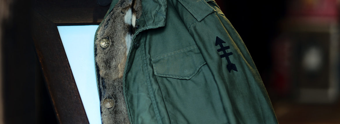 MZ Archive (エンメ ゼータ アルキーヴェ) Zambaldo (マルコ・ザンバルド) M-65 Vintage Remake Hamster-fur Field Jacket M-65 ヴィンテージ リメイク フィールドジャケット GREEN(グリーン・A-06-20/LO6-20) Made in italy (イタリア製) 2021秋冬新作のイメージ