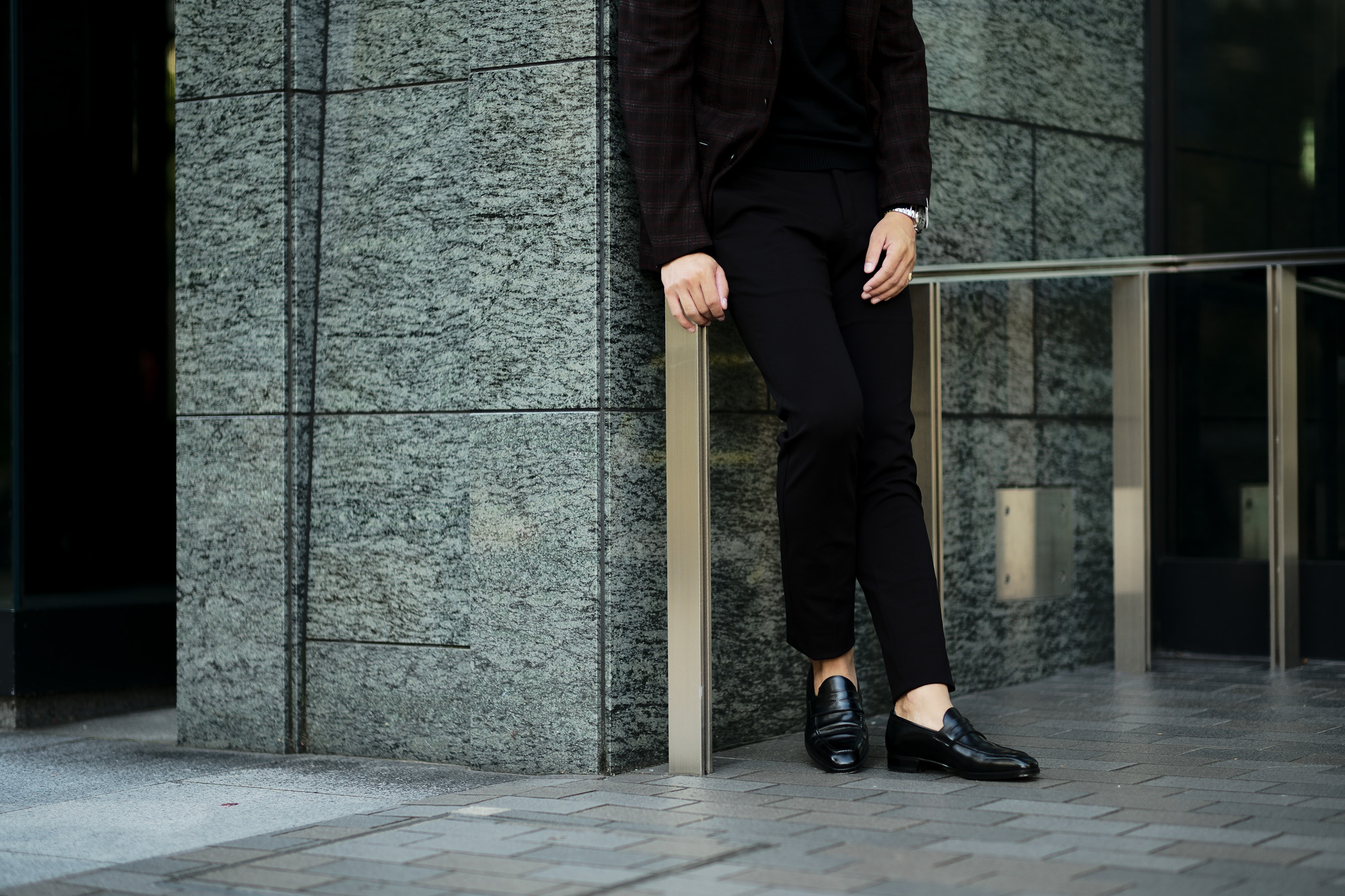 PT TORINO (ピーティートリノ) TRAVELLER (トラベラー) SUPER SLIM FIT (スーパースリムフィット) Stretch Techno Jersey ストレッチ テクノ ジャージ スラックス BLACK (ブラック・0990) 2021 秋冬新作 【入荷しました】【フリー分発売開始】愛知 名古屋 Alto e Diritto altoediritto アルトエデリット 黒スラックス ジャージスラックス