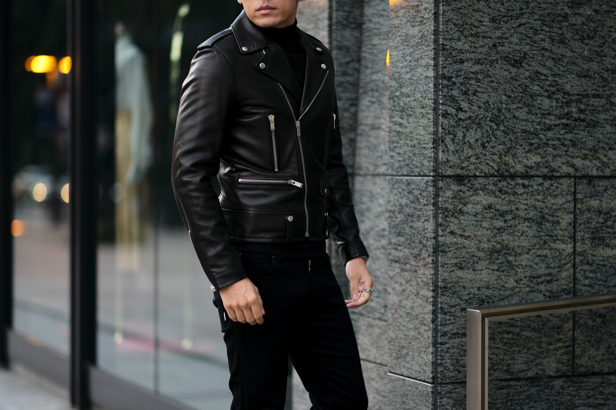 SAINT LAURENT (サンローラン) L01 MOTORCYCLE JACKET (モーター ...