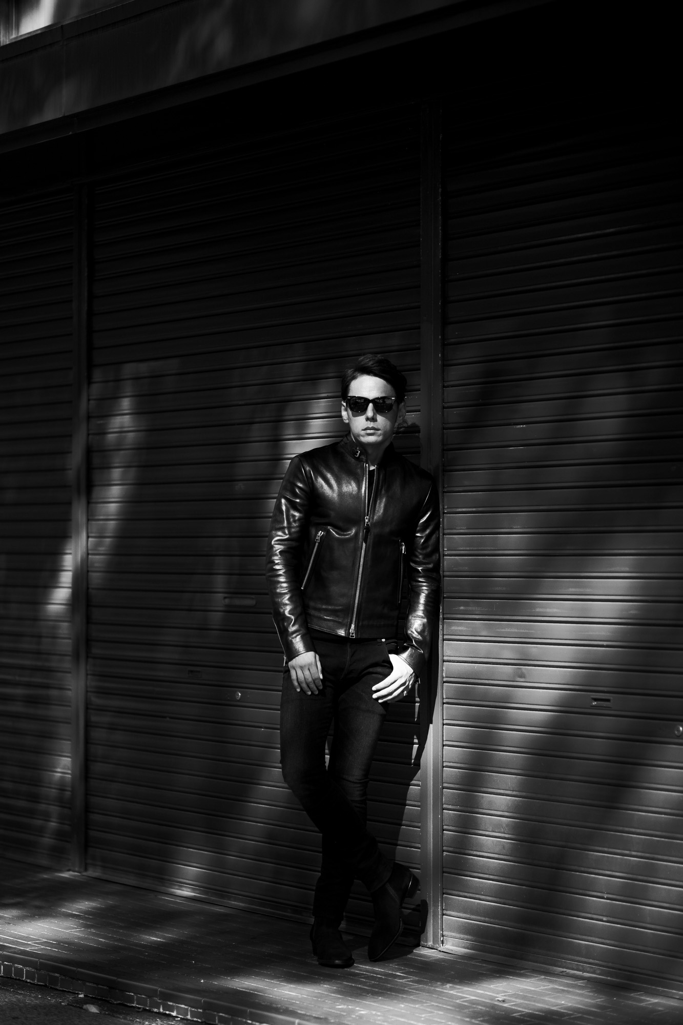 TOM FORD SMOOTH GRAIN BIKER 2021AW トムフォード スムースグレインバイカー レザージャケット シングルライダース シングルレザージャケット ライダースジャケット ブラック 愛知 名古屋 Alto e Diritto altoediritto アルトエデリット