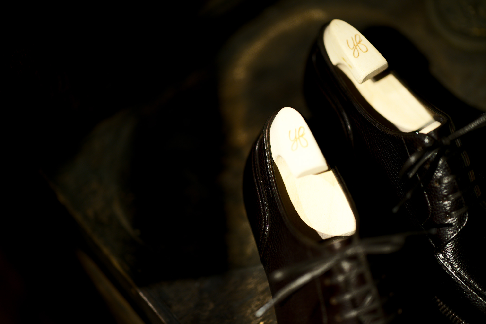 Yohei Fukuda "MTO" Split Toe Derby Shoes New Grain Brown 2021 ヨウヘイフクダ スプリットトゥーダービーシューズ ドレスシューズ 愛知 名古屋 Alto e Diritto altoediritto アルトエデリット Half Rubber Round Toe High Shine シューツリー