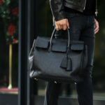 ACATE × cuervo bopoha (アカーテ × クエルボ ヴァローナ) GHIBLI (ギブリ) Montblanc leather (モンブランレザー) トートバッグ レザーバッグ NERO (ネロ) MADE IN ITALY (イタリア製) 2021秋冬新作 【Special Special Special Model】のイメージ