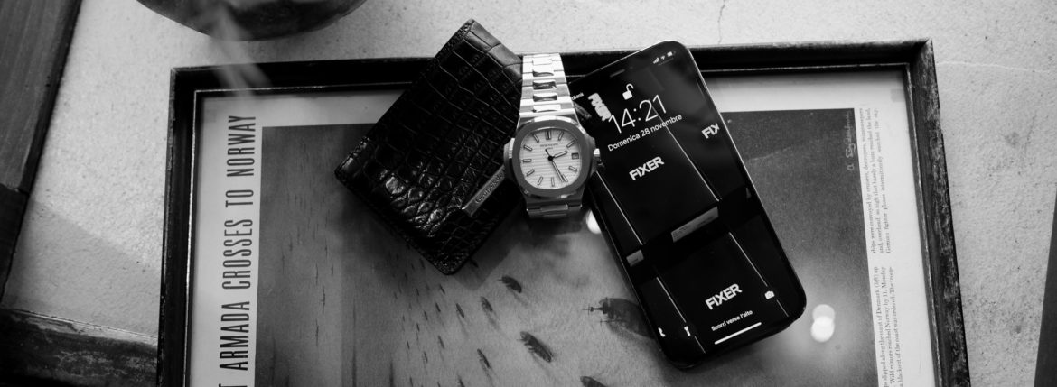 Georges de Patricia "Cloud Crocodile 925 STERLING SILVER" × PATEK PHILIPPE "Nautilus 5711/1A-011" × FIXER FBS-01 wallpaper 愛知 名古屋 Alto e Diritto altoediritto アルトエデリット ジョルジュドパトリシア クラウドクロコダイル パテックフィリップ ノーチラス フィクサー 待ち受け画面 ドライフラワー ある日 潜水艦