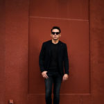 ISAIA (イザイア) POMPEI (ポンペイ) Gruppo 7 アクア カシミア ジャケット BLACK (ブラック・990) Made in italy (イタリア製) 2021 秋冬新作 【入荷しました】【フリー分発売開始】愛知 名古屋 Alto e Diritto altoediritto アルトエデリット