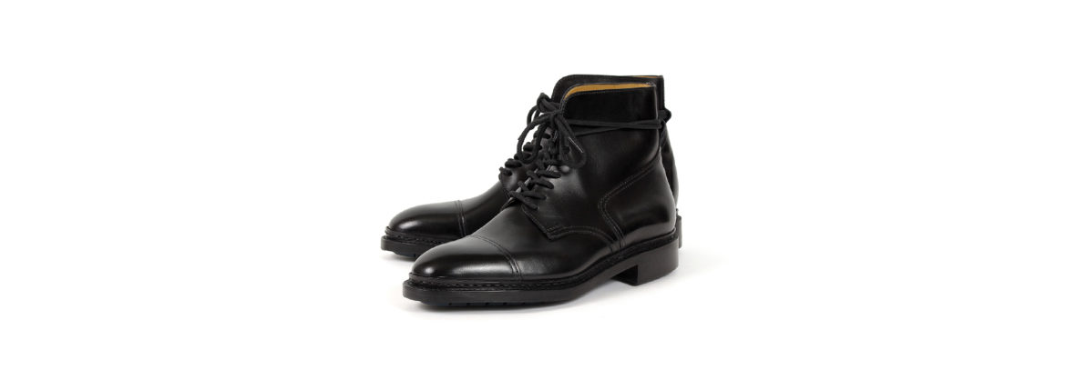 JOHN LOBB (ジョンロブ) SKYE (スカイ) 8695B Lace up Boots Black Calf ブラックカーフレザー レースアップ ブーツ BLACK (ブラック) Made In England (イギリス製) 2021 秋冬 愛知 名古屋 Alto e Diritto altoediritto アルトエデリット johnlobb レザーブーツ 編み上げブーツ