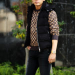 MOORER (ムーレー) FAYER-UR (フェイヤー) Suede Leather Down Vest スエードレザー ダウンベスト NERO (ブラック) Made in italy (イタリア製) 2021 秋冬 【Alto e Diritto別注】【Special Special Special Model】のイメージ