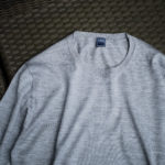 FEDELI Silk Cashmere Crew Neck Sweater BLACK 2022AW 【ご予約受付中】のイメージ