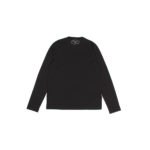FEDELI (フェデリ) Long Sleeve Crew Neck T-shirt (ロングスリーブ Tシャツ) ギザコットン ロングスリーブ Tシャツ BLACK (ブラック・36) made in italy (イタリア製) 2022 春夏新作 【ご予約受付中】のイメージ