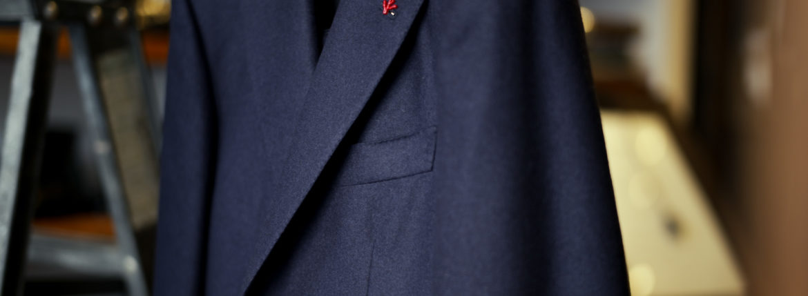 ISAIA “MADE TO MEASURE” GREGORY SUITS “CASHMERE FLANNEL” NAVY 2021AWのイメージ