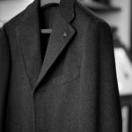 ISAIA “MADE TO MEASURE” ROSS CP TASCH TRENCH “BEAVER” CHARCOAL GRAY 2021AWのイメージ