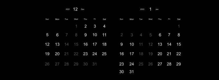 年末年始のイメージ