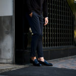 PT TORINO (ピーティートリノ) Active (アクティブ) EPSILON (イプシロン) STRETCH NYLON BATAVIA (ストレッチ ナイロン バタヴィア) ストレッチ ナイロン ノープリーツ イプシロンジップ スラックス NAVY (ネイビー・0360) 2022 春夏新作 【入荷しました】【フリー分発売開始】のイメージ