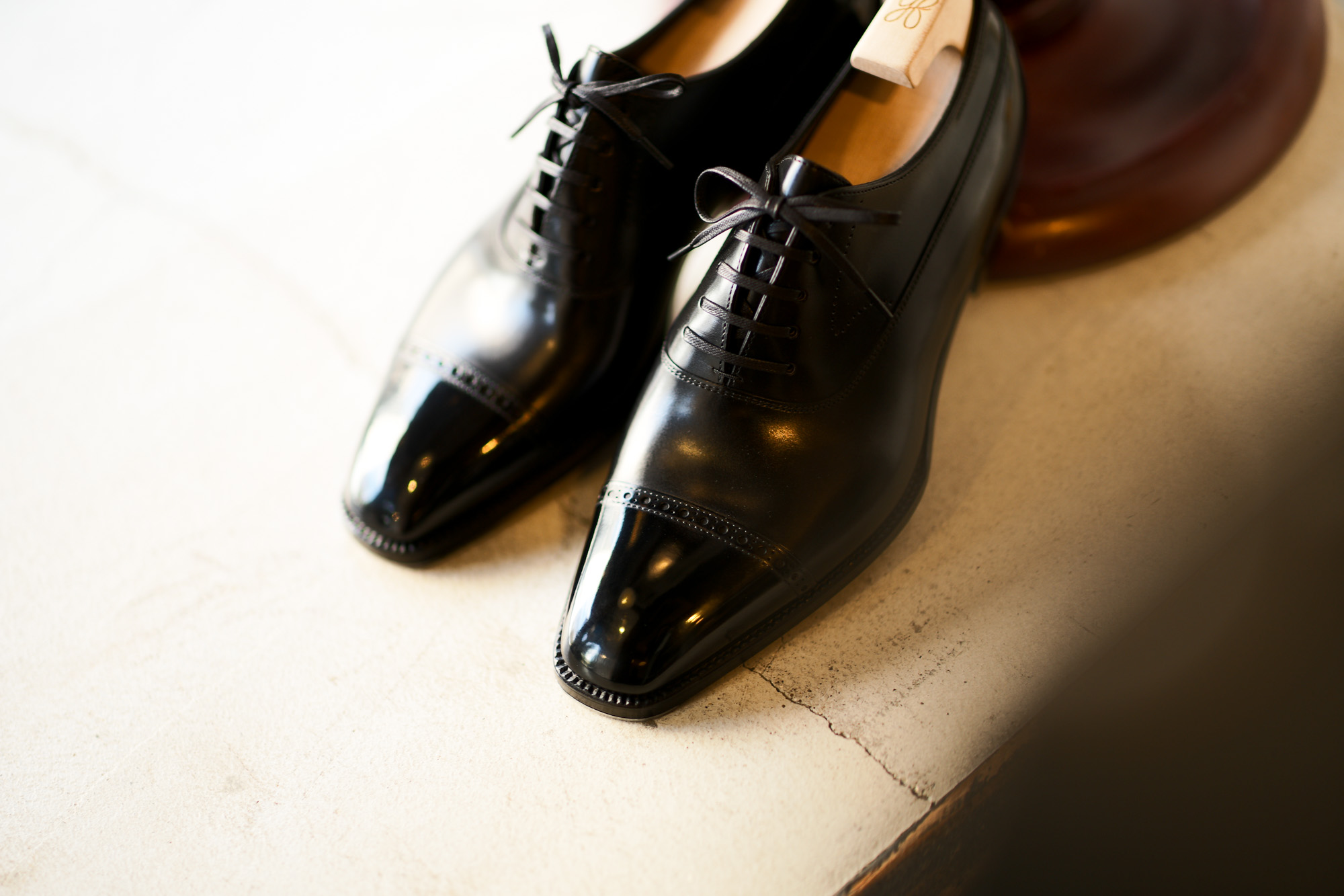 Yohei Fukuda "MTO" Celeste Classic Oxford Black Calf 2021 ヨウヘイフクダ ビスポーク セミオーダー クラシック オックスフォード ブラックカーフ 愛知 名古屋 Alto e Diritto altoediritto アルトエデリット