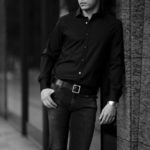 FIXER (フィクサー) FST-01(エフエスティー01) Broad Dress Shirts ストレッチコットン ブロード シャツ BLACK (ブラック) 【ご予約開始】【2022.1.10(Mon)～2022.1.23(Sun)】のイメージ