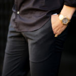PT TORINO (ピーティートリノ) TRAVELLER (トラベラー) SUPER SLIM FIT (スーパースリムフィット) TECHNO WASHABLE WOOL ストレッチ ウォッシャブル トロピカル サマーウール スラックス CHARCOAL GRAY(チャコールグレー・0260) 2022 春夏 【ご予約受付中】のイメージ