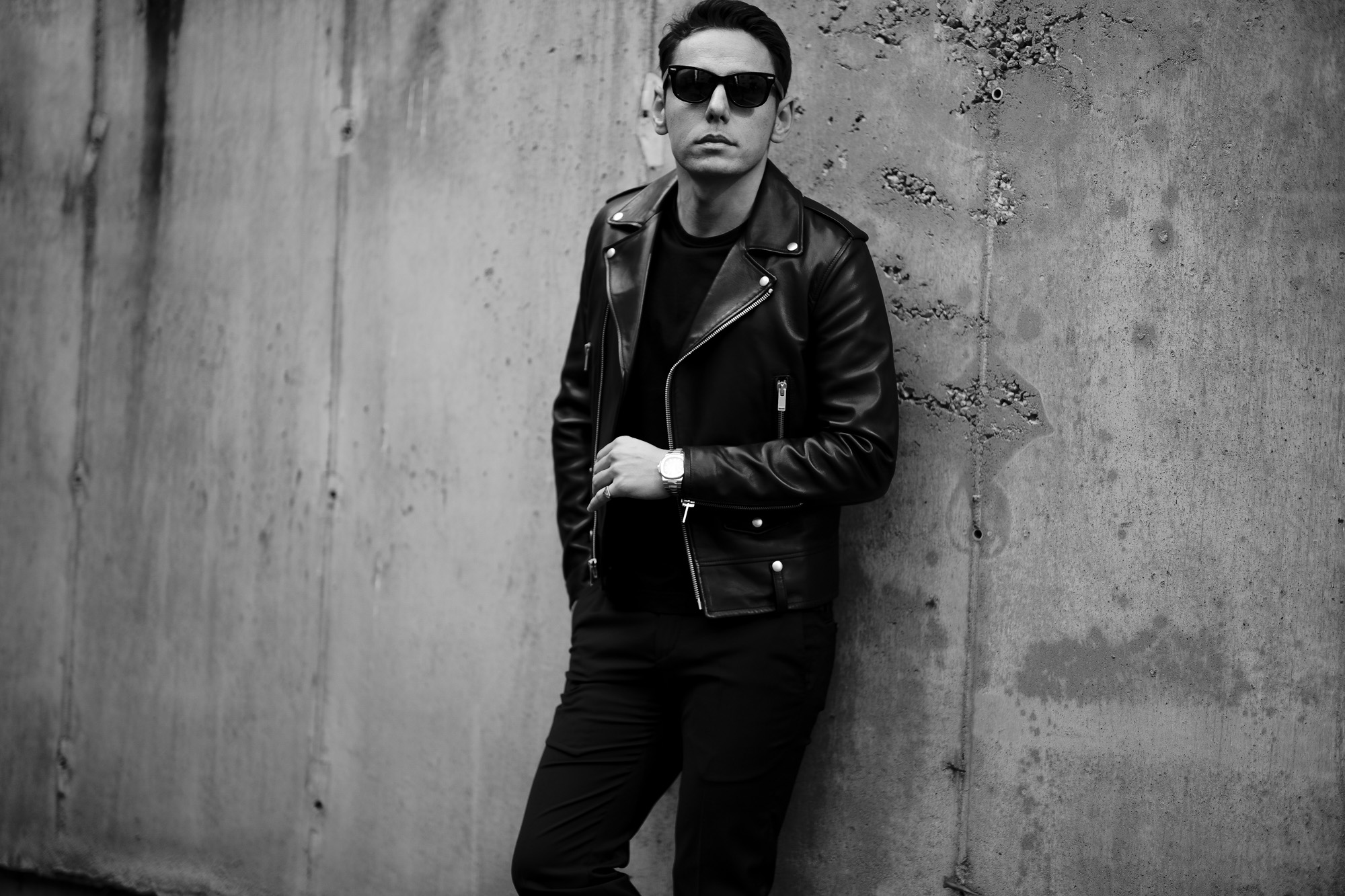 SAINT LAURENT (サンローラン) L01 MOTORCYCLE JACKET (モーター ...