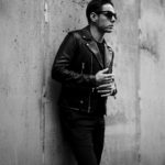 SAINT LAURENT (サンローラン) L01 MOTORCYCLE JACKET (モーターサイクルジャケット) ラムレザー ダブル ライダース ジャケット BLACK(ブラック) Made in italy (イタリア製)のイメージ