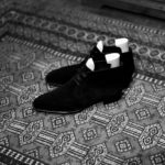 Yohei Fukuda // “3 Eyelet Chukka Boots” Black Suede Leather BLACK 【Alto e Diritto 別注】【Special Model】のイメージ
