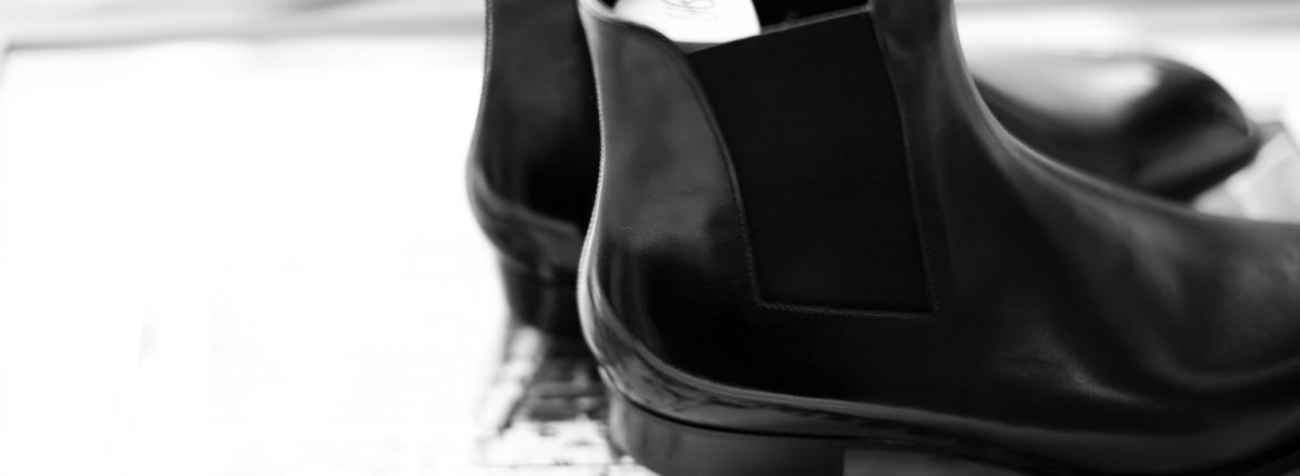 Yohei Fukuda(ヨウヘイフクダ) Wholecut Chelsea Boots Calf Leather MIDNIGHT BLUE(ミッドナイトブルー) 2022【Alto e Diritto 別注】【Special Model // Rock】愛知 名古屋 Alto e Diritto altoediritto アルトエデリット レザーブーツ チェルシーブーツ ロック
