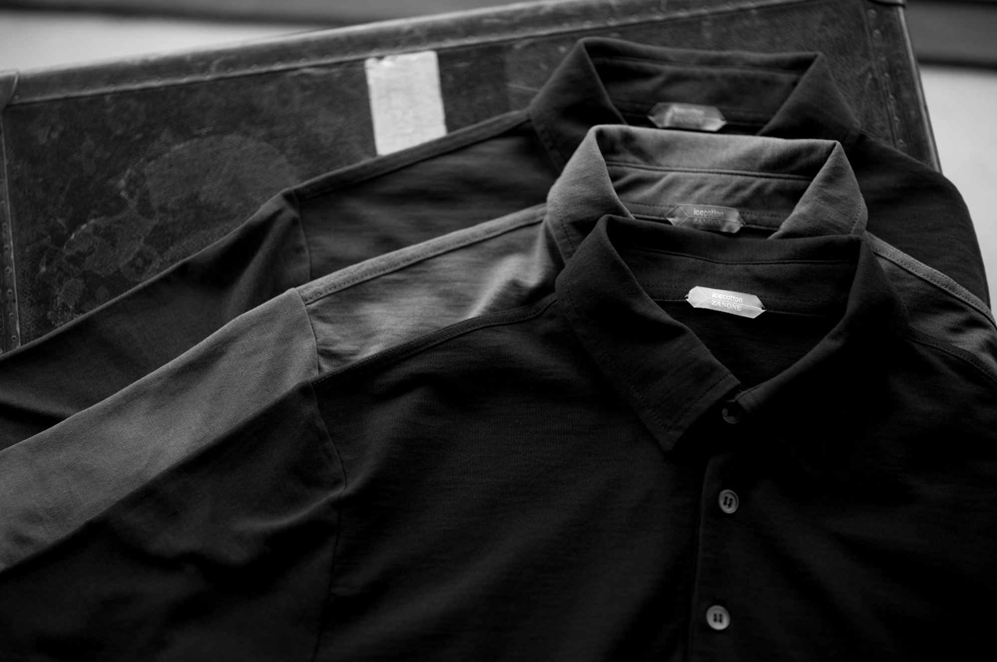 ZANONE(ザノーネ) Polo Shirt "ice cotton/アイスコットン" Z0015(ブラック),Z0914(グレー),Z1094(ブラウン) 2022春夏 アイスコットン ポロシャツ ブラック ブラウン グレー 2022春夏 愛知 名古屋 Alto e Diritto altoediritto アルトエデリット