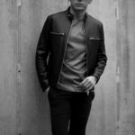 cuervo bopoha (クエルボ ヴァローナ) Satisfaction Leather Collection (サティスファクション レザー コレクション) MATT (マット) LAMB LEATHER (ラムレザー) シングル ライダース ジャケット BLACK (ブラック) MADE IN JAPAN (日本製) 2022 【Special Model】のイメージ