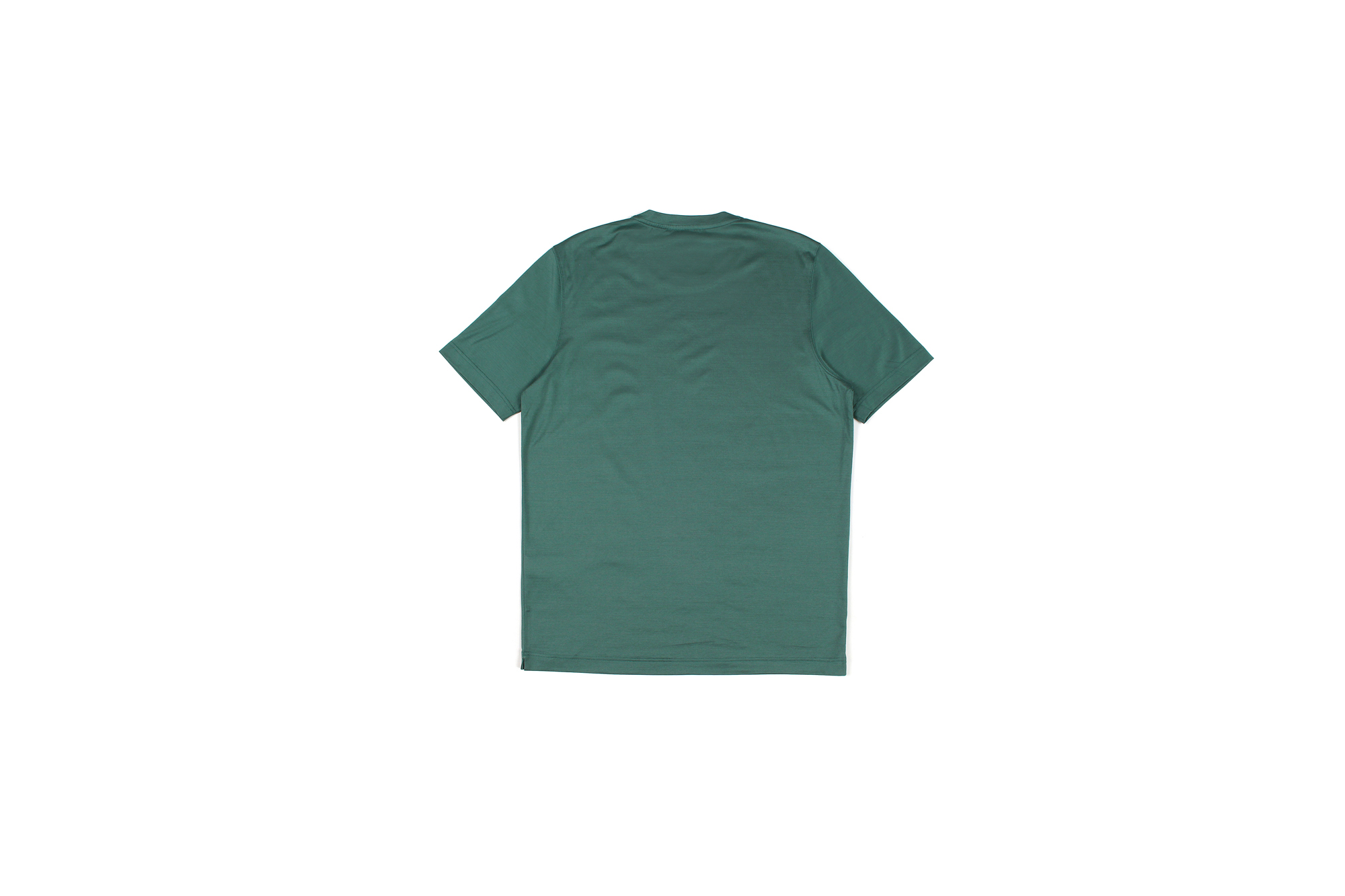 Gran Sasso (グランサッソ) Crew Neck T-shirt (クルーネック Tシャツ) Mercerised Cotton マーセライズドコットン Tシャツ GREEN (グリーン・481) made in italy (イタリア製) 2022秋冬新作 【入荷しました】【フリー分発売開始】愛知 名古屋 Alto e Diritto altoediritto アルトエデリット