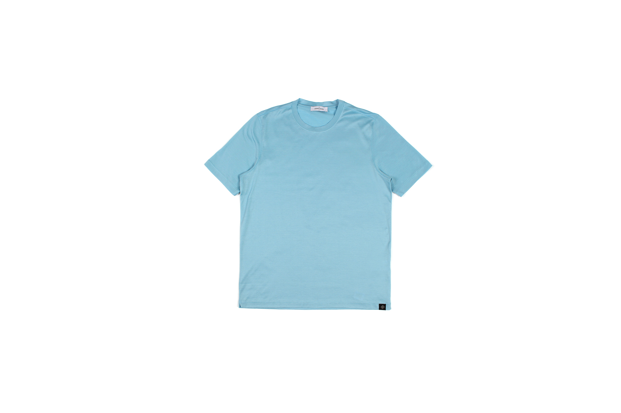 Gran Sasso (グランサッソ) Crew Neck T-shirt (クルーネック Tシャツ) Mercerised Cotton マーセライズドコットン Tシャツ SAX (サックス・541) made in italy (イタリア製) 2022秋冬新作 【入荷しました】【フリー分発売開始】愛知 名古屋 Alto e Diritto altoediritto アルトエデリット