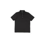 Gran Sasso (グランサッソ) Silk Polo Shirt (シルクポロシャツ) SETA (シルク 100%) シルク ポロシャツ BLACK (ブラック・303) made in italy (イタリア製) 2022 春夏新作 【入荷しました】【フリー分発売開始】のイメージ