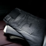 ISAMU KATAYAMA BACKLASH (イサムカタヤマ バックラッシュ) Stretch Skinny Crash Denim Pants ストレッチ スキニー クラッシュ デニムパンツ BLACK CRASH (ブラッククラッシュ) MADE IN JAPAN (日本製) 【Alto e Diritto別注】【Special Model】のイメージ