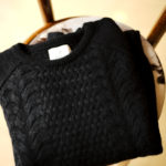 RIVORA(リヴォラ) Mohair Multi Cable Pull Over クルーネックセーター BLACK(ブラック・010),WHITE(ホワイト・030) 2022秋冬 【Special Model】【ご予約受付中】のイメージ