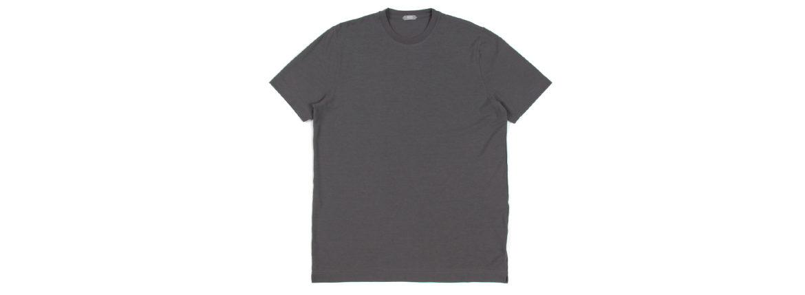 ZANONE(ザノーネ) Crew Neck T-shirt (クルーネックTシャツ) ice cotton アイスコットン Tシャツ GRAY (グレー・Z0914) MADE IN ITALY(イタリア製) 2022春夏新作 【入荷しました】 【フリー分発売開始】愛知 名古屋 Alto e Diritto altoediritto アルトエデリット