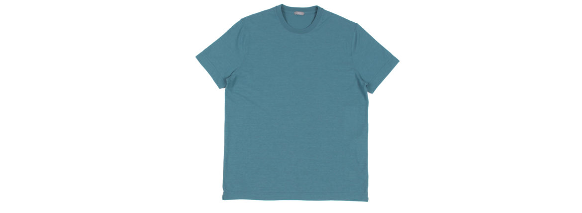 ZANONE(ザノーネ) Crew Neck T-shirt (クルーネックTシャツ) ice cotton アイスコットン Tシャツ TURQUOISE (ターコイズ・Z2362) MADE IN ITALY(イタリア製) 2022春夏新作 【入荷しました】 【フリー分発売開始】愛知 名古屋 Alto e Diritto altoediritto アルトエデリット