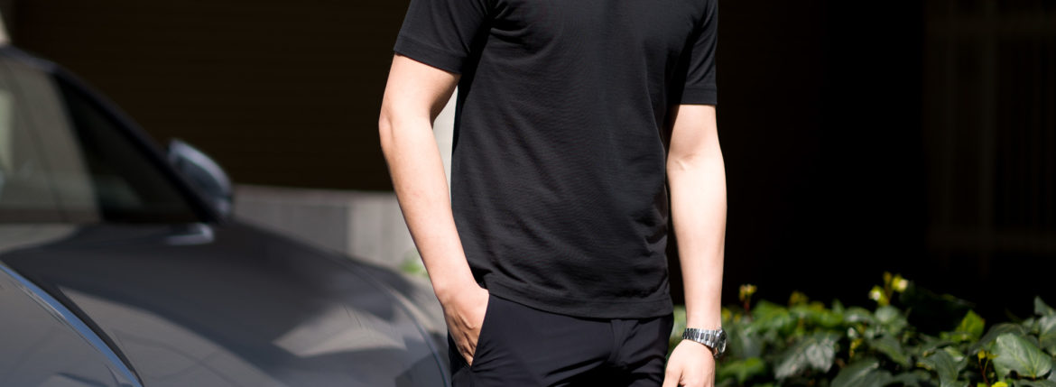 ZANONE(ザノーネ) Polo Shirt ice cotton アイスコットン ポロシャツ BLACK (ブラック・Z0015) made in italy (イタリア製) 2022 春夏新作 【入荷しました】【フリー分発売開始】愛知 名古屋 ALto e Diritto altoediritto アルトエデリット