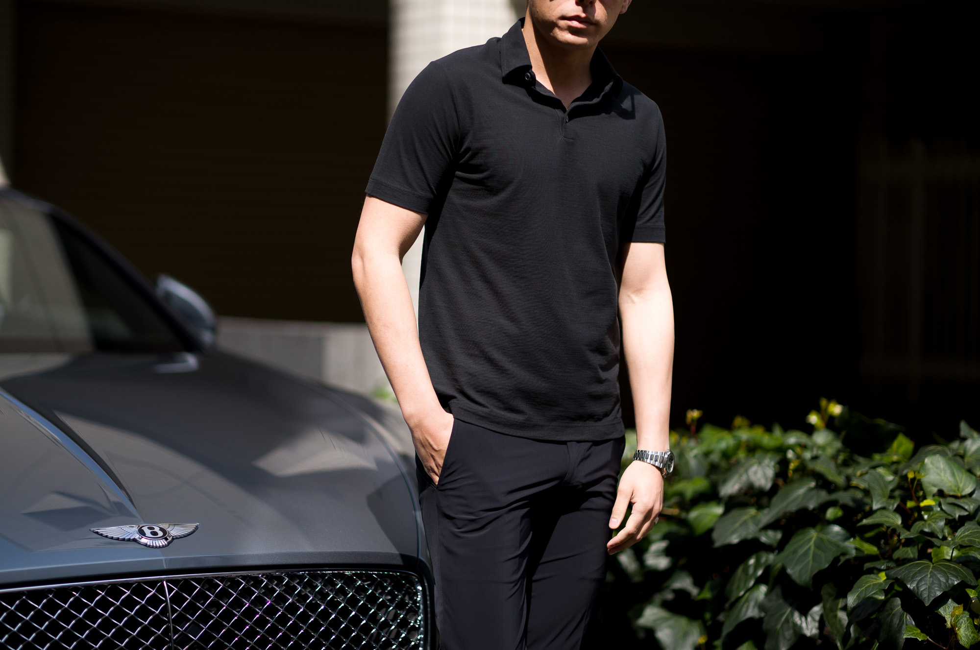 ZANONE(ザノーネ) Polo Shirt ice cotton アイスコットン ポロシャツ BLACK (ブラック・Z0015) made in italy (イタリア製) 2022 春夏新作 【入荷しました】【フリー分発売開始】愛知 名古屋 ALto e Diritto altoediritto アルトエデリット