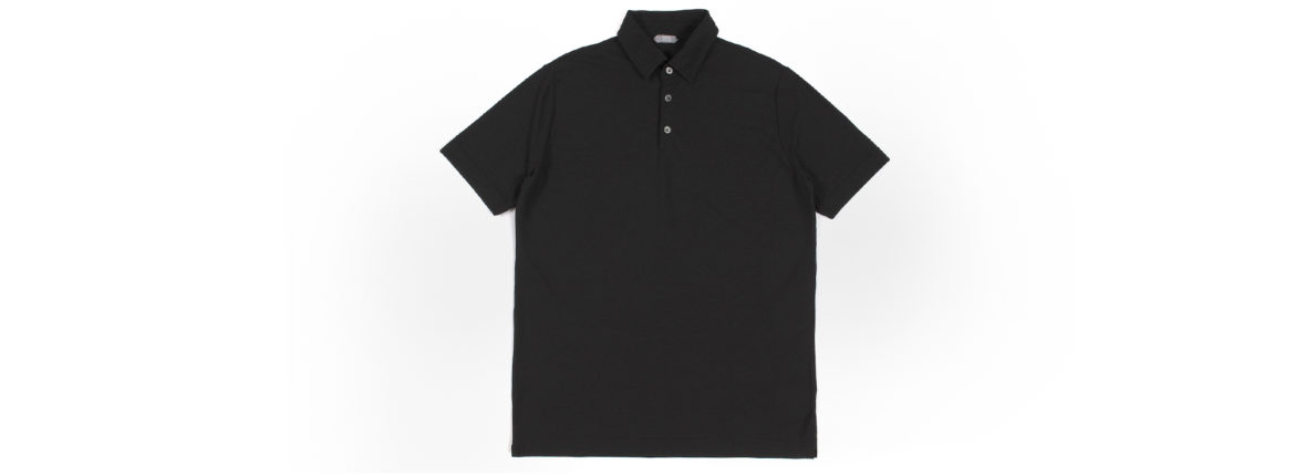 ZANONE(ザノーネ) Polo Shirt ice cotton アイスコットン ポロシャツ BLACK (ブラック・Z0015) made in italy (イタリア製) 2022 春夏新作 【入荷しました】【フリー分発売開始】愛知 名古屋 ALto e Diritto altoediritto アルトエデリット