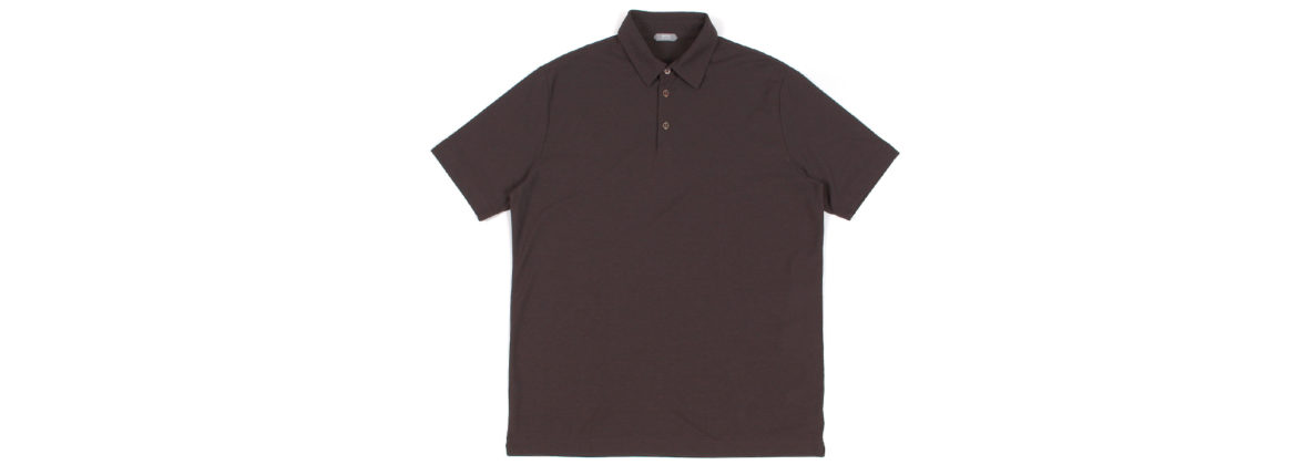 ZANONE(ザノーネ) Polo Shirt ice cotton アイスコットン ポロシャツ BROWN (ブラウン・Z1094) made in italy (イタリア製) 2022 春夏新作 【入荷しました】【フリー分発売開始】愛知 名古屋 ALto e Diritto altoediritto アルトエデリット