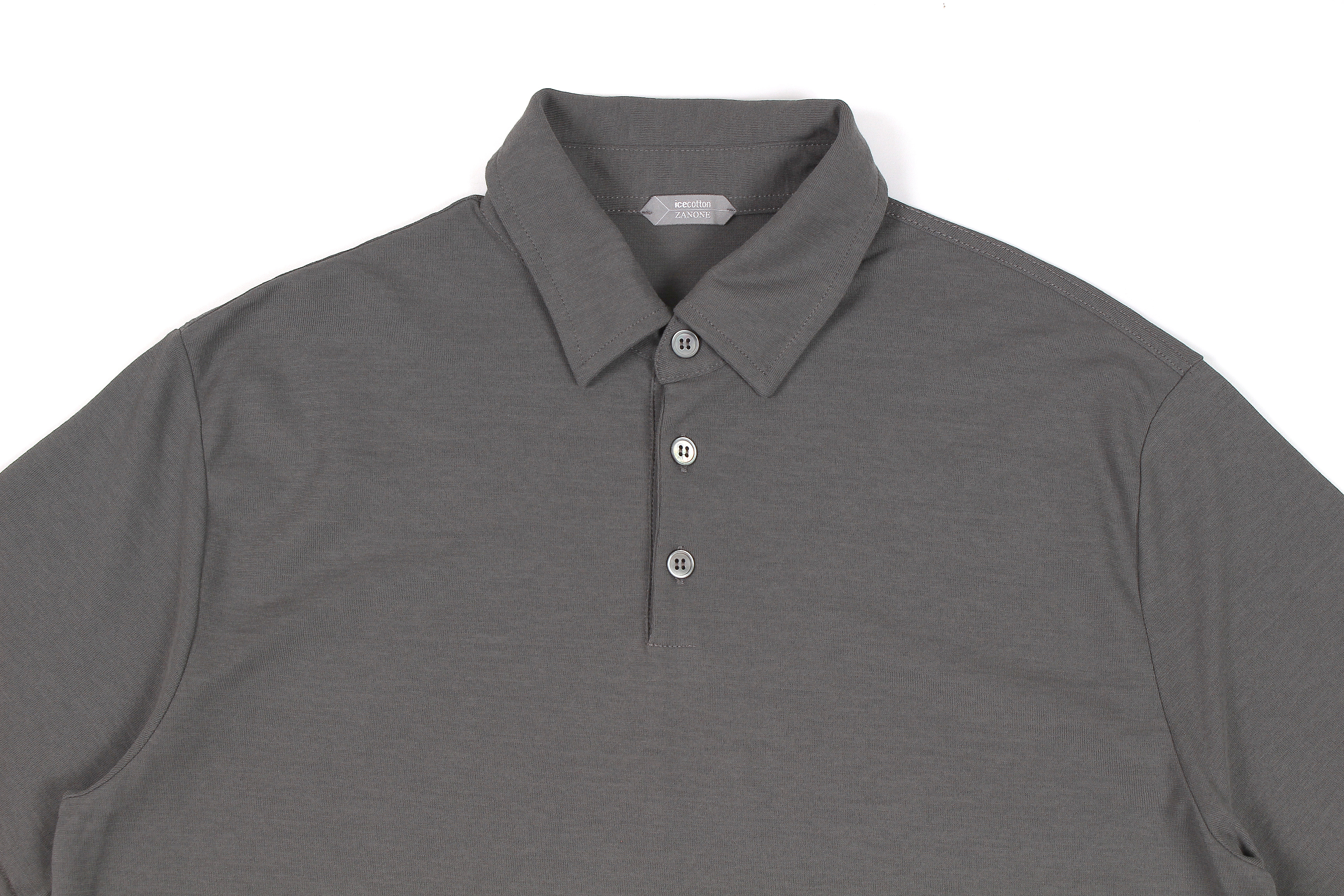 ZANONE(ザノーネ) Polo Shirt ice cotton アイスコットン ポロシャツ GRAY (グレー・Z0914) made in italy (イタリア製) 2022 春夏新作 【入荷しました】【フリー分発売開始】愛知 名古屋 ALto e Diritto altoediritto アルトエデリット