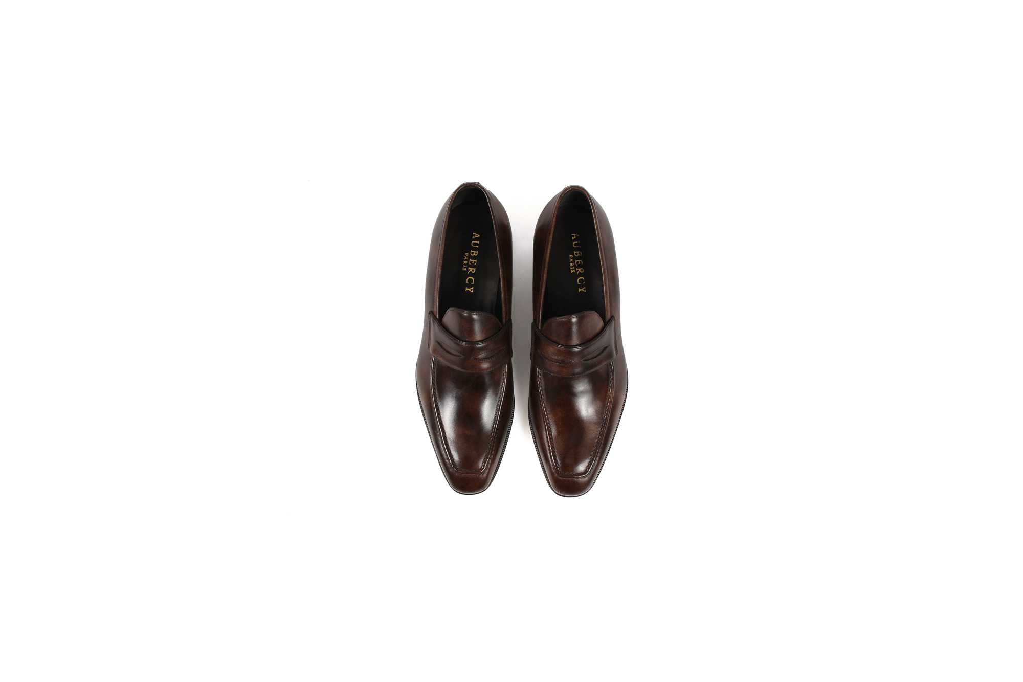 AUBERCY (オーベルシー) LUPIN 3565 Coin Loafer (ルパン) MUSEUM CALF ミュージアムカーフ ドレスシューズ ローファー DARK BROWN (ダークブラウン) made in italy (イタリア製) 2022 春夏新作 愛知 名古屋 Alto e Diritto altoediritto アルトエデリット